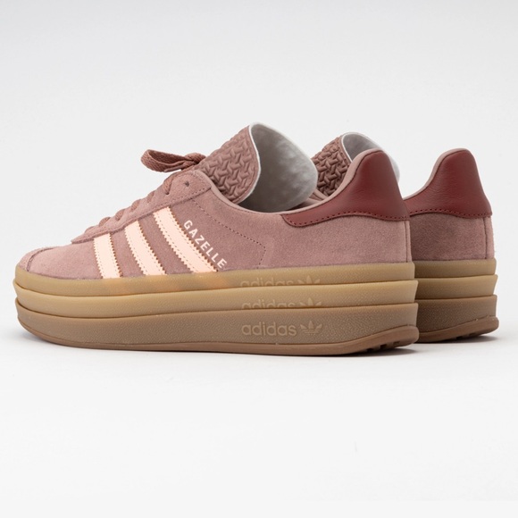 Adidas Gazelle Pink Warm Clay Women's Platform Shoes sz 7 - Picture 3 of 8